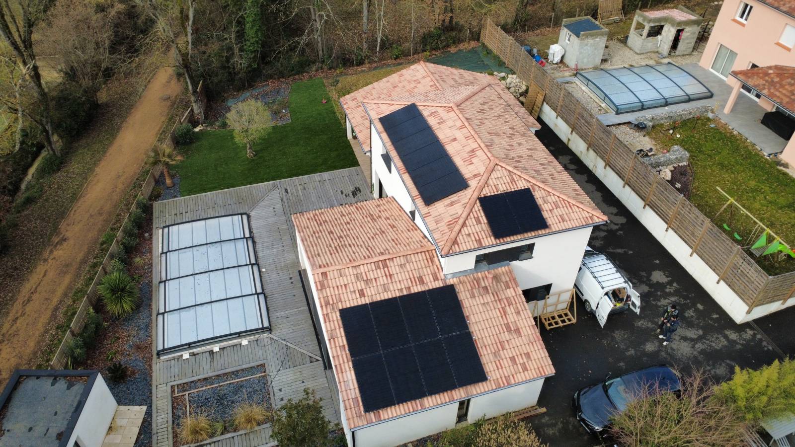 INSTALLATION PHOTOVOLTAÏQUE à LEGUEVIN 